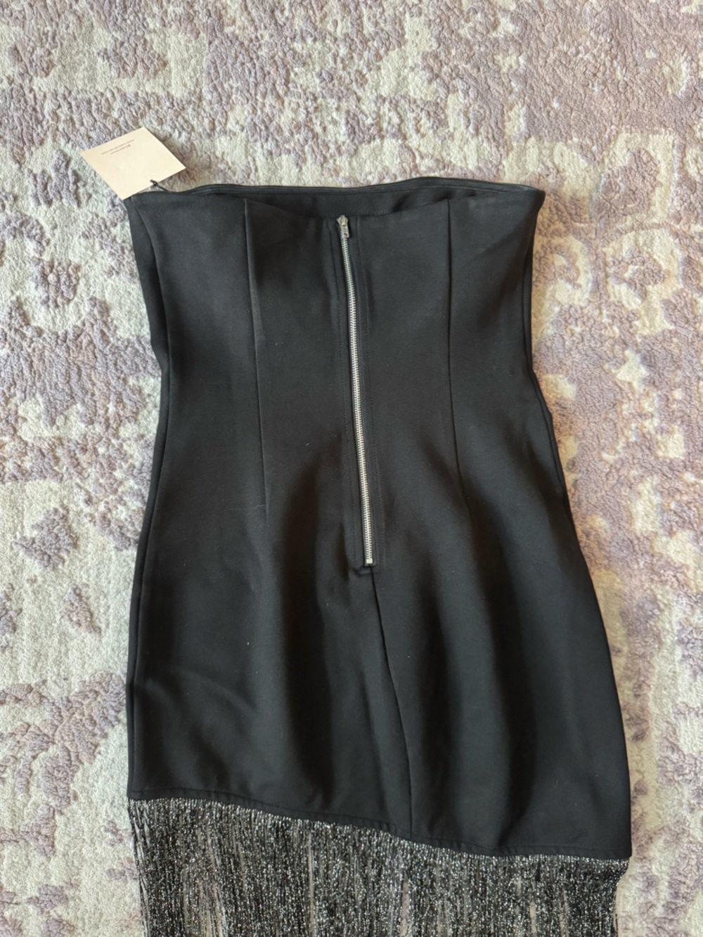 Superdown Cleo Strapless Fringe Dress - NWT - Picture 7 of 10